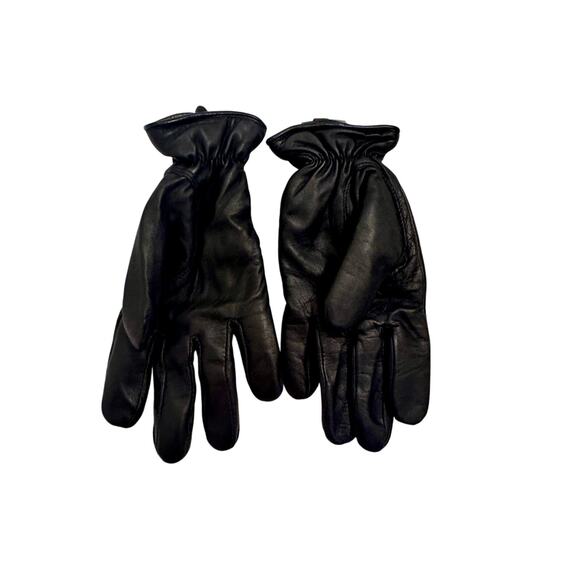 Y2K Wilson's Leather Women's Black Snap Wrist Thinsulate Ultra Gloves Size M - Picture 4 of 4